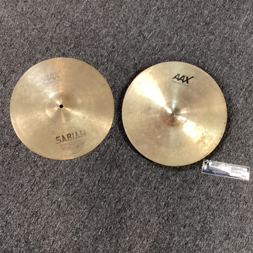 Vist Large View of Product Image Which is Used Sabian 14 AAX STAGE HATS Hi Hat Cymbals 14"