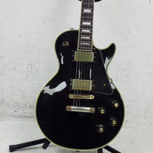Vist Large View of Product Image Which is Used Aria Pro 80S II CUSTOM LP Type Electric Guitar Black 6-String