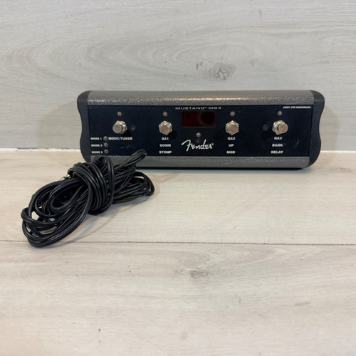 Vist Large View of Product Image Which is Used Fender Mustang MS4 4-Button Programmable Amplifier Footswitch with Cable