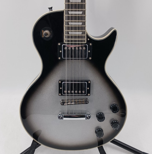Vist Large View of Product Image Which is Used Cozart LP STYLE 12 STRING LP Type Electric Guitar Silver Burst 6-String