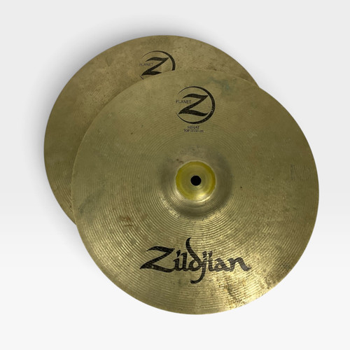 Vist Large View of Product Image Which is Used Zildjian 13IN Planet Z Hi-Hat Cymbals