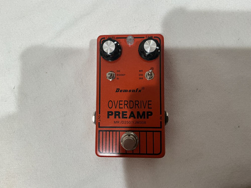 Vist Large View of Product Image Which is Used DEMON FX OD PREAMP Overdrive Pedal