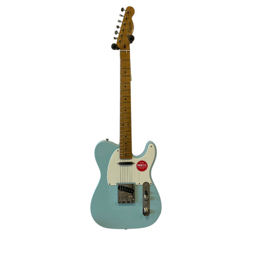 Vist Large View of Product Image Which is Used Squier FSR CLASSIC VIBE 50S TELE T Type Electric Guitar Blue 6-String
