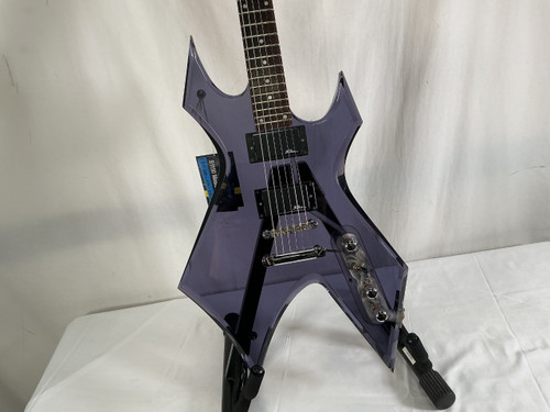 Vist Large View of Product Image Which is Used BC Rich WARLOCK ACRYLIC PURPLE Vintage Pointy Electric Guitar Purple 6-String