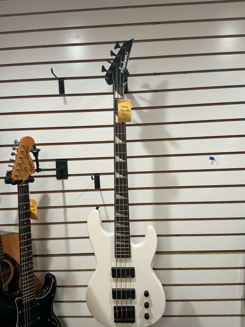 Vist Large View of Product Image Which is Used Jackson JS2 Bass Guitar White 4-String