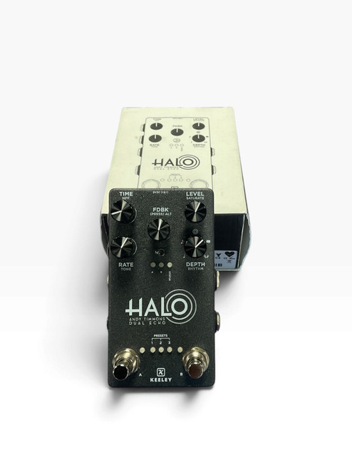 Vist Large View of Product Image Which is Used Halo ANDY TIMMONS DUAL ECHO Delay Pedal