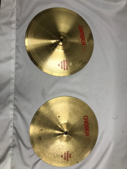 Vist Large View of Product Image Which is Used Camber 14 INCH HIHAT Hi Hat Cymbals 14"