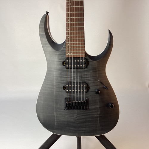 Vist Large View of Product Image Which is Used Ibanez RGA742FM Super S Electric Guitar Black 7-String