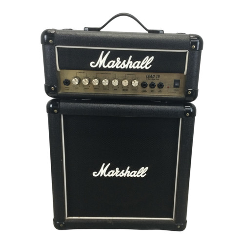 Vist Large View of Product Image Which is Used Marshall Lead 15 Micro Stack Solid State Guitar Head