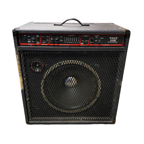 Vist Large View of Product Image Which is Used Peavey TNT 115 W/FENDER 15B VINTAGE SPEAKER 1 x 15 Bass Guitar Cabinet 1 x 15