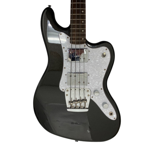 Vist Large View of Product Image Which is Used Squier PARANORMAL RASCAL BASS HH METALLIC BLACK Bass Guitar Black 4-String