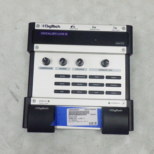 Vist Large View of Product Image Which is Used Digitech VOCALIST LIVE 2 Pro Sound Effects Unit