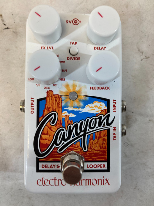 Vist Large View of Product Image Which is Used Electro Harmonix Canyon Delay/Looper Pedal