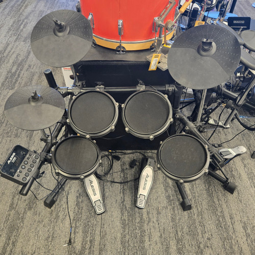 Vist Large View of Product Image Which is Used Alesis TURBO DRUM KIT W/AC Electronic Drum Kit