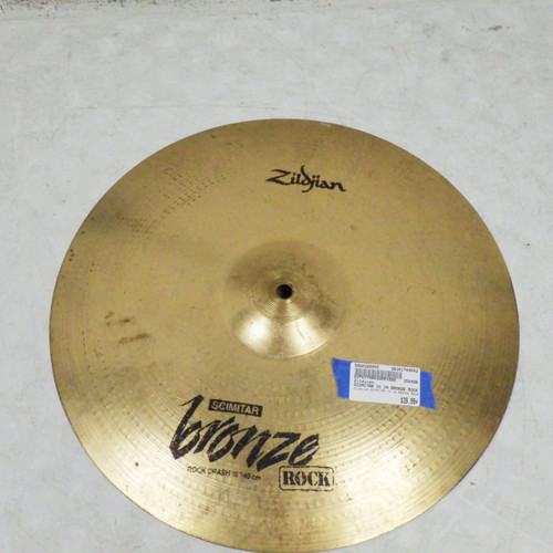 Vist Large View of Product Image Which is Used Zildjian SCIMITAR 15 IN BRONZE ROCK CRASH Crash Cymbal 15"