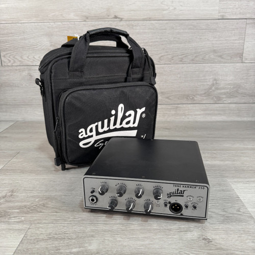 Vist Large View of Product Image Which is Used Aguilar Tone Hammer 350 - 350-watt Bass Amplifier Head