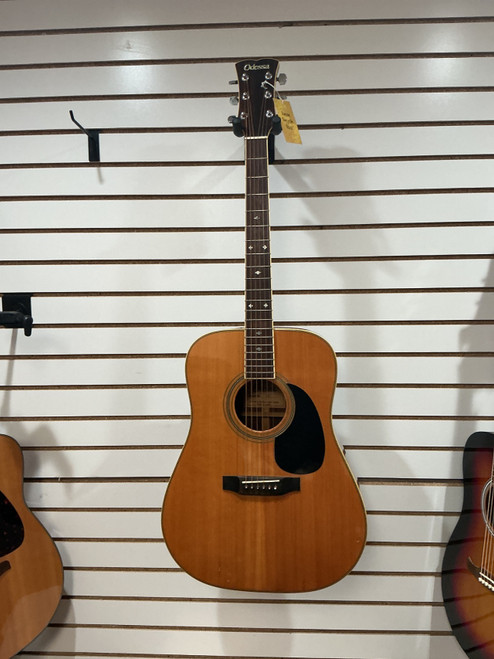 Vist Large View of Product Image Which is Used ODESSA MODEL 67 Vintage Solid Top Acoustic Guitar Wood