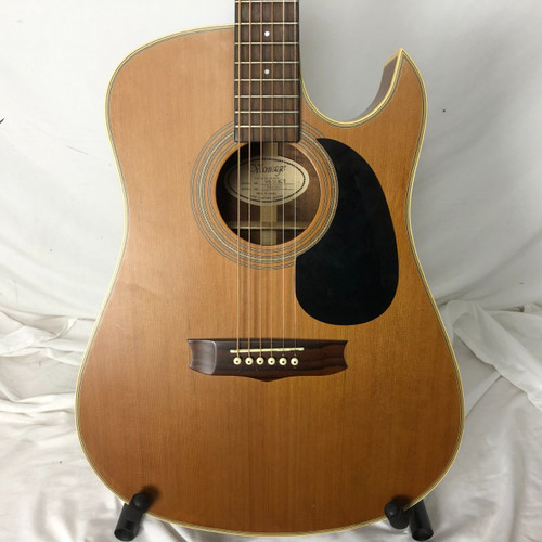 Vist Large View of Product Image Which is Used Vantage VS-25SCE Solid Top Acoustic Guitar Wood