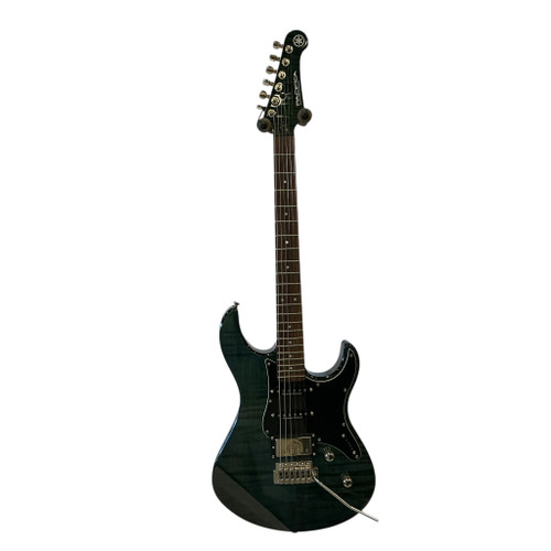 Vist Large View of Product Image Which is Used Yamaha PAC612VIIFM S Type Electric Guitar Green 6-String