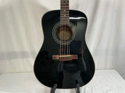 Vist Large View of Product Image Which is Used Fender AS IS CD60-BLK ACOUSTIC BRIDGE LIFT Laminate Top Acoustic Guitar Black
