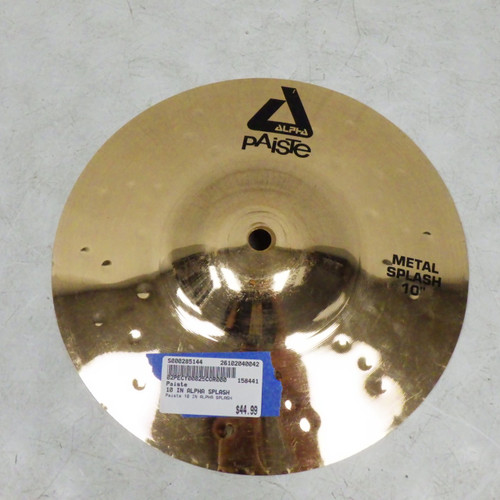 Vist Large View of Product Image Which is Used Paiste 10 IN ALPHA SPLASH Splash Cymbal 10"
