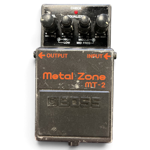 Vist Large View of Product Image Which is Used Boss MT-2 METAL ZONE Distortion Pedal