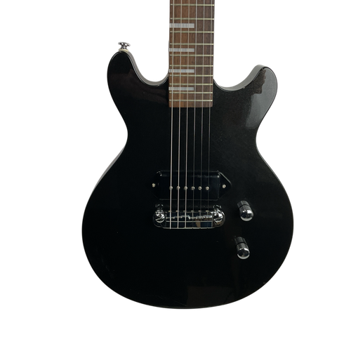 Vist Large View of Product Image Which is Used Daisy Rock ELITE PETITE REBEL Double Cut Electric Guitar Black 6-String