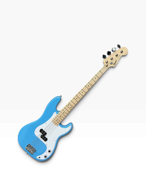 Vist Large View of Product Image Which is Used Squier SONIC PRECISION BASS P Type Bass Guitar Blue 4-String