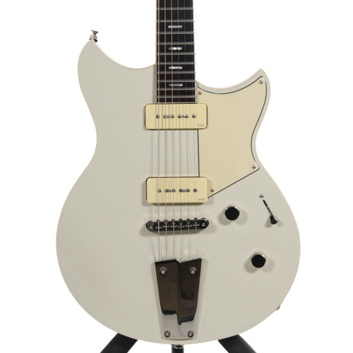 Vist Large View of Product Image Which is Used Yamaha RSS02T Double Cut Electric Guitar White 6-String