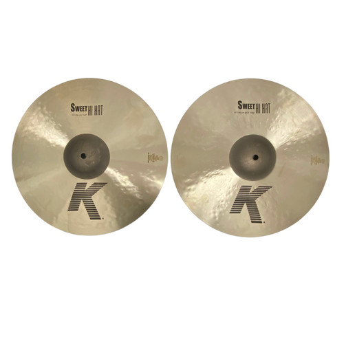Vist Large View of Product Image Which is Used Zildjian K 15 SWEET HI HATS Hi Hat Cymbals 15"