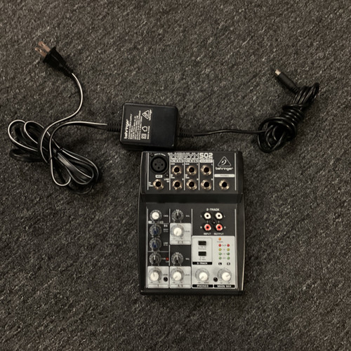 Vist Large View of Product Image Which is Used Behringer 502 Compact Mixer