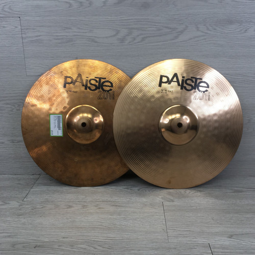 Vist Large View of Product Image Which is Used Paiste 201 14IN HI HATS Hi Hat Cymbals 14"