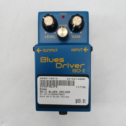Vist Large View of Product Image Which is Used Boss BD-2 BLUES DRIVER Overdrive Pedal