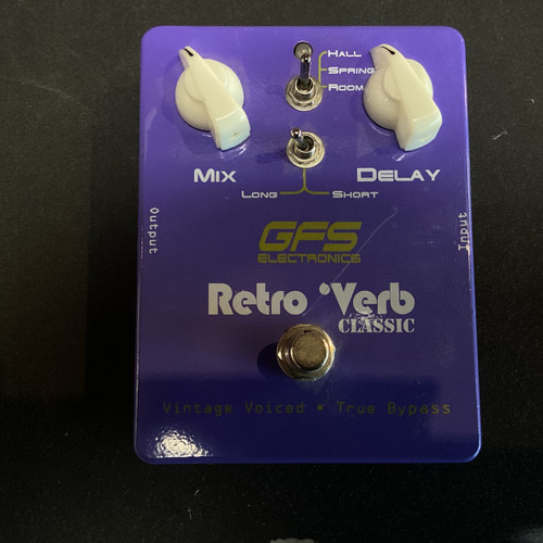 Vist Large View of Product Image Which is Used GFS RETRO VERB Reverb Pedal