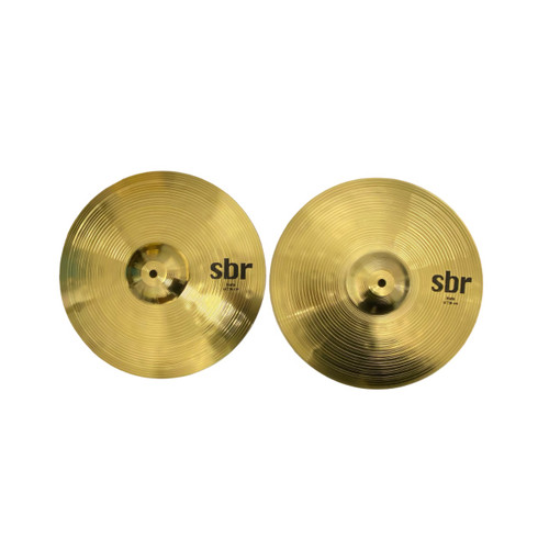 Vist Large View of Product Image Which is Used Sabian 14 INCH SBR HATS NEW OLD STOCK Hi Hat Cymbals 14"