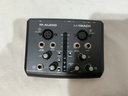 Vist Large View of Product Image Which is Used M-Audio M-TRACK 2INPUT Computer Interface 2 A/D Recording Inputs