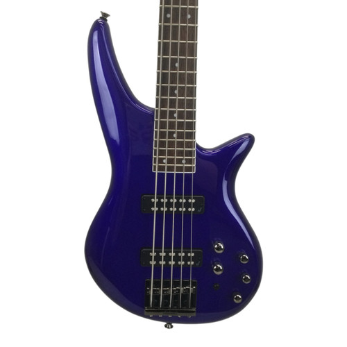 Vist Large View of Product Image Which is Used Jackson JS3 Spectra V Bass Guitar Blue 5-String