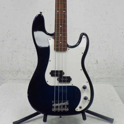 Vist Large View of Product Image Which is Used PARTSCASTER Bass Guitar Blue 4-String