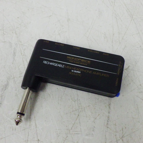 Vist Large View of Product Image Which is Used Monoprice ACOUSTIC HEADPHONE AMP Guitar Effects Pedal