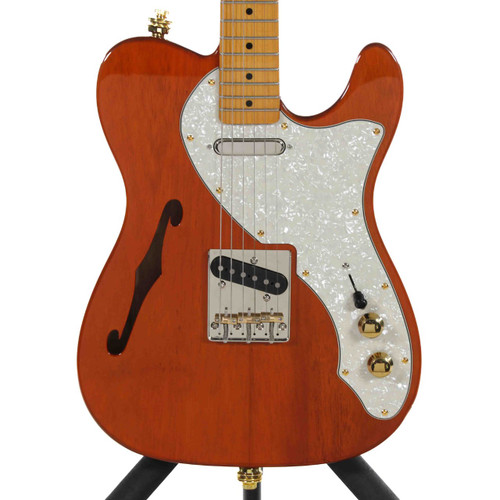 Vist Large View of Product Image Which is Used Squier CLASSIC VIBE 60S TELECASTER THINLINE T Type Electric Guitar Amber 6-String