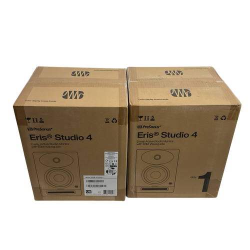 Vist Large View of Product Image Which is Used Presonus ERIS STUDIO 4 PAIR NOS Powered Studio Monitor