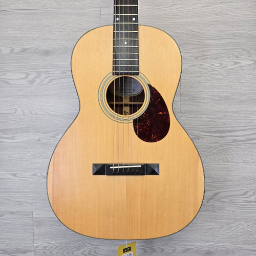 Vist Large View of Product Image Which is Used Eastman E100-LTD Solid Top Acoustic Guitar Natural
