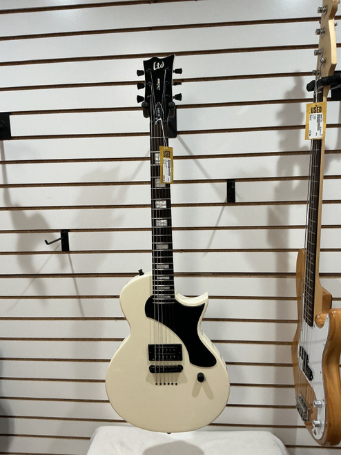 Vist Large View of Product Image Which is Used LTD ESP EC-01FT LP Type Electric Guitar White 6-String