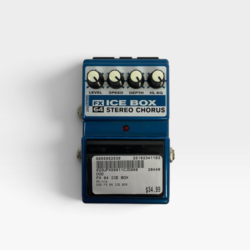 Vist Large View of Product Image Which is Used DOD FX 64 Ice Box Chorus Pedal
