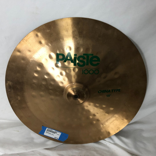 Vist Large View of Product Image Which is Used Paiste 1000 CHINA TYPE China Cymbal 18"