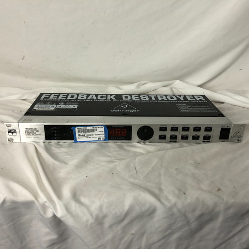 Vist Large View of Product Image Which is Used Behringer FBQ1000 FEEDBACK DESTROYER Pro Sound Effects Unit