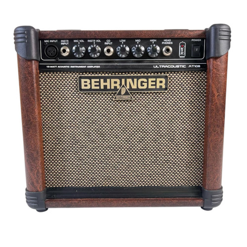 Vist Large View of Product Image Which is Used Behringer Ultracoustic AT108 15-Watt 1x8 Acoustic Guitar Combo Amplifier