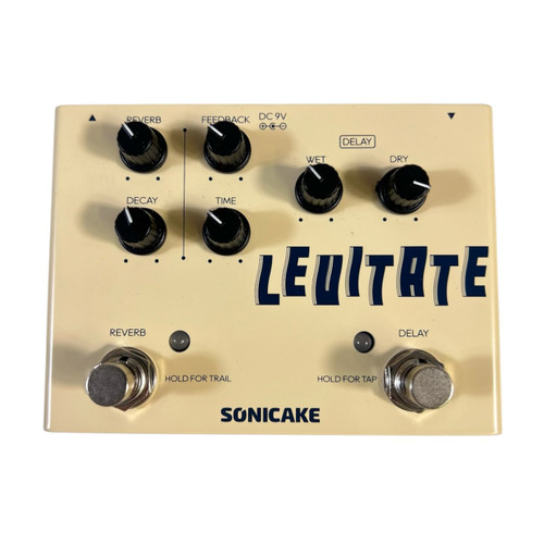 Vist Large View of Product Image Which is Used Sonicake Levitate Reverb & Delay Dual Effects Guitar Pedal