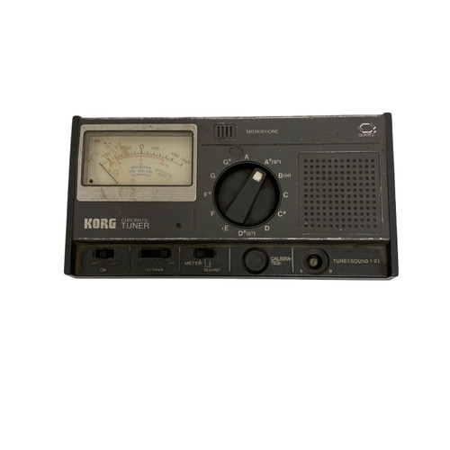 Vist Large View of Product Image Which is Used Korg WT-12 CHROMATIC TUNER AS-IS Instrument Tuner or Metronome