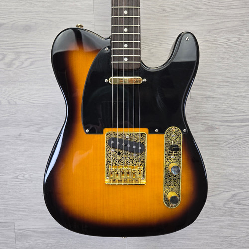 Vist Large View of Product Image Which is Used Squier Partscaster Tele Electric Guitar Sunburst 6-String